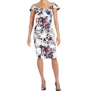 Sake Fifth Avenue Floral Off Shoulder Dress 6